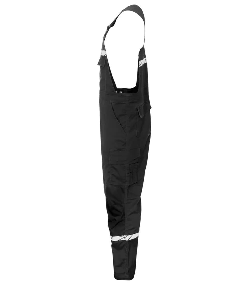 7600 LATZHOSE 9910-HOCHTSICHTBAR - Schwarz/Schwarz