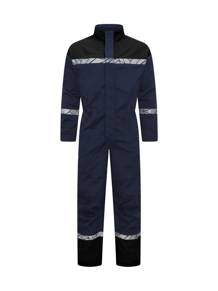 7601 OVERALL 9910-HOCHTSICHTBAR - Marine/schwarz