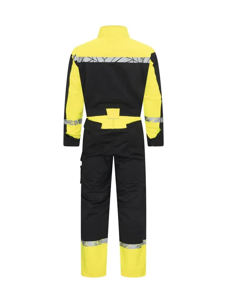 7601 OVERALL 9910-HOCHTSICHTBAR - Schwarz/gelb