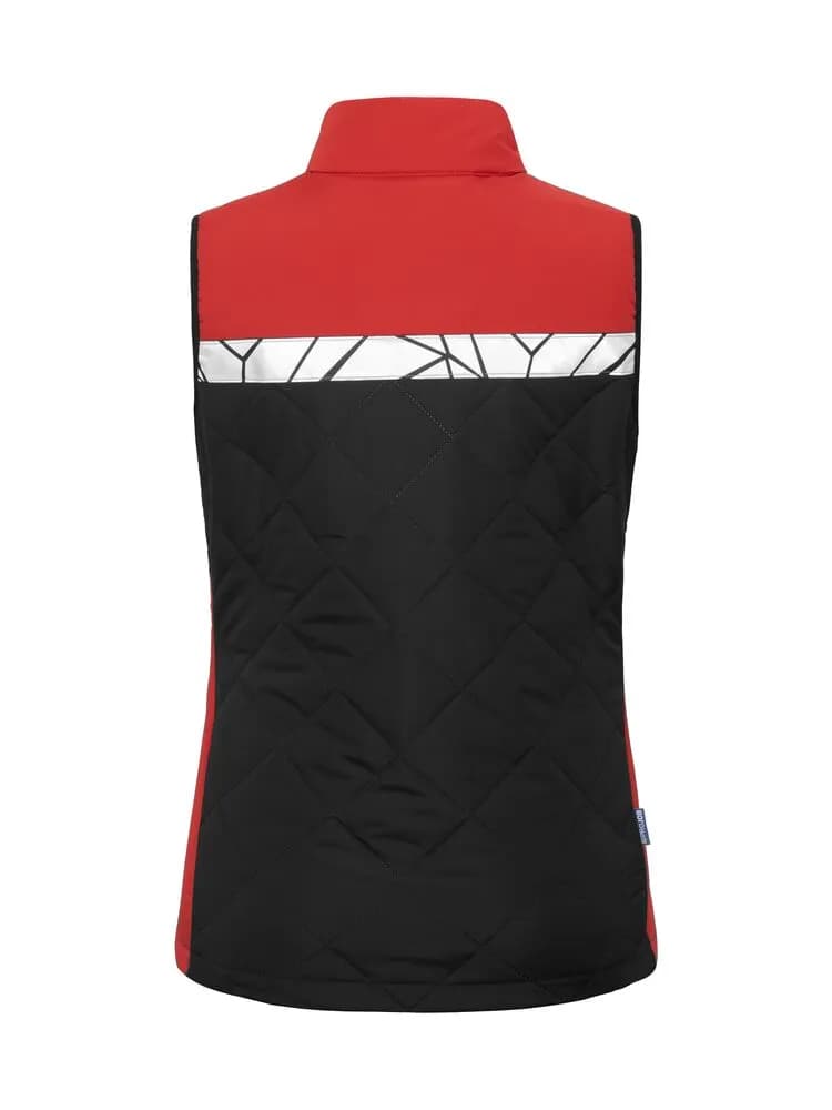 7701 DAMEN WESTE 9910-HOCHTSICHTBAR - Schwarz/rot