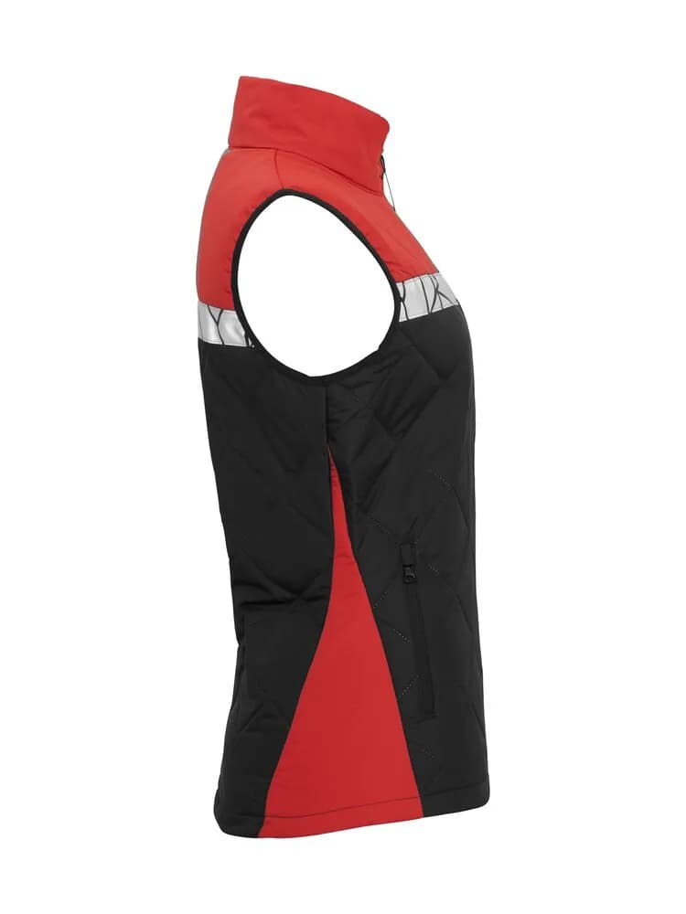 7701 DAMEN WESTE 9910-HOCHTSICHTBAR - Schwarz/rot