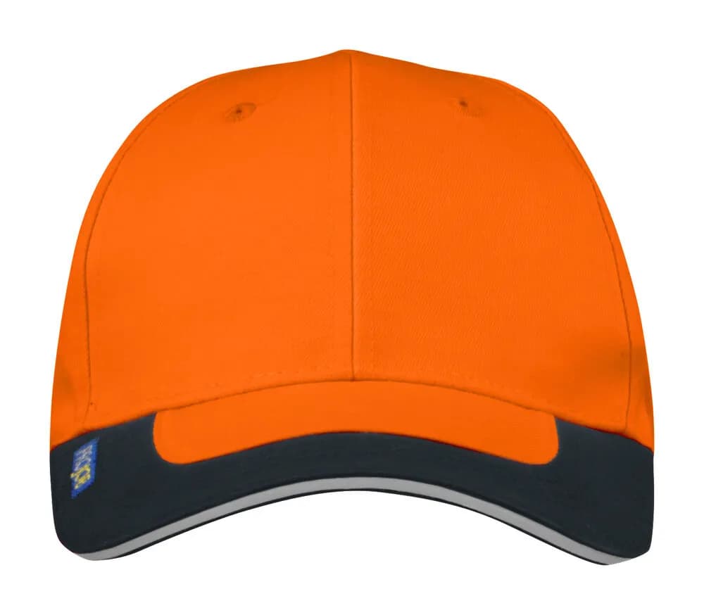 9013 SICHERHEITS-CAP - Orange/Schwarz