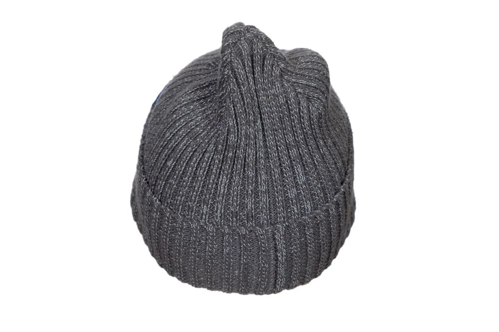 9087 STRICKMÜTZE MIT REFLEKTOR - Grau