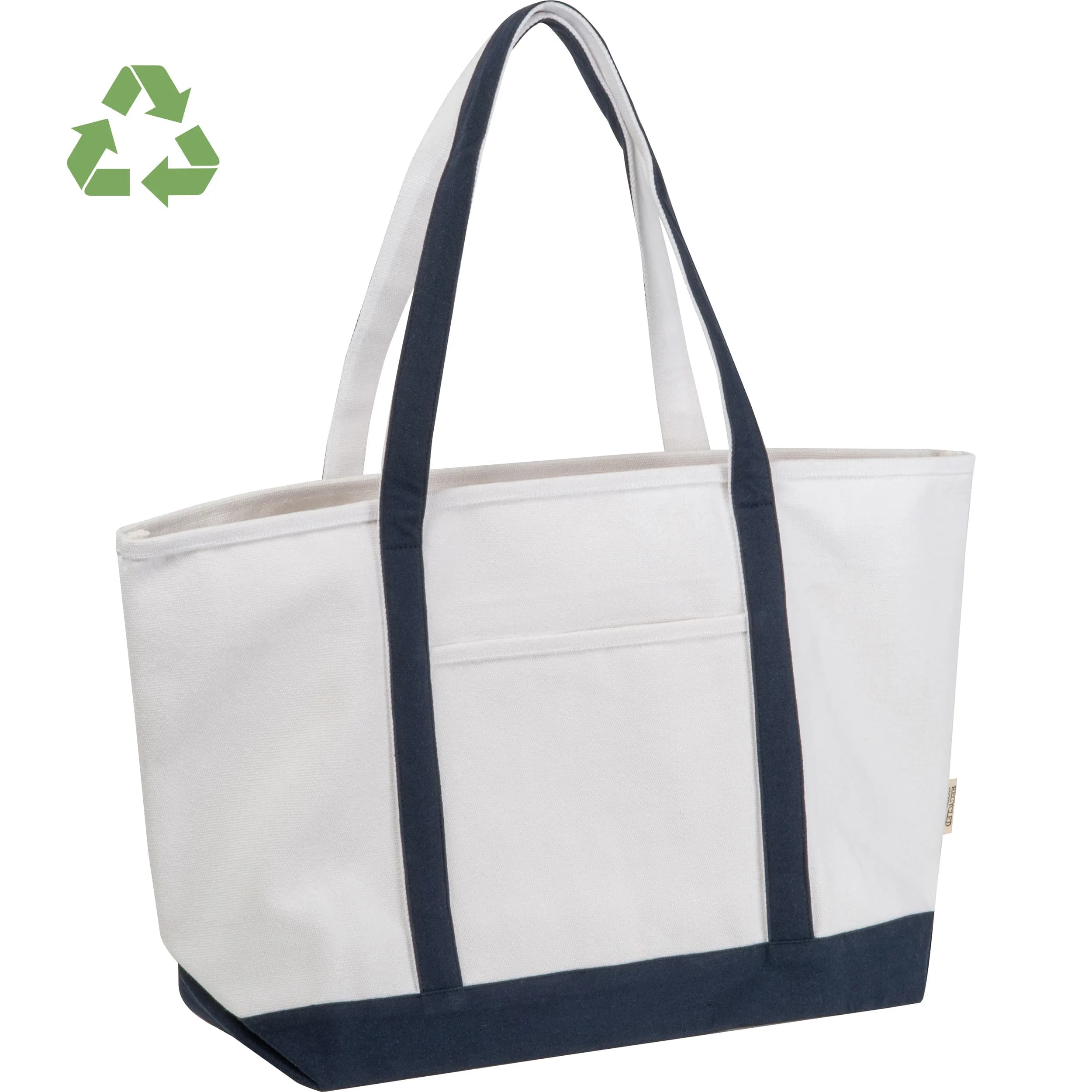 Große Tragetasche aus recycelter Baumwolle HARVEY - beige