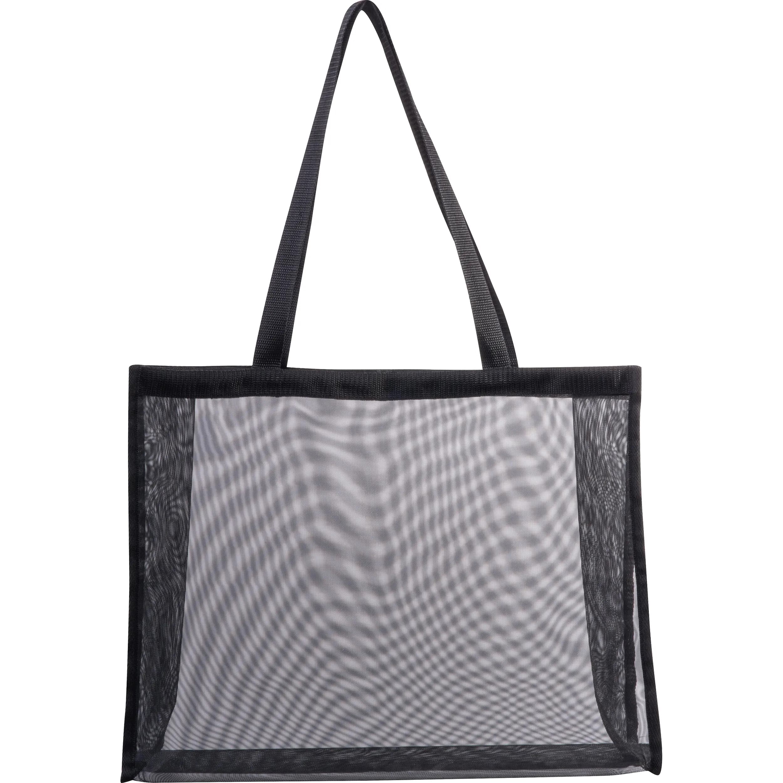 Strandtasche aus Polyester AUGUST - schwarz