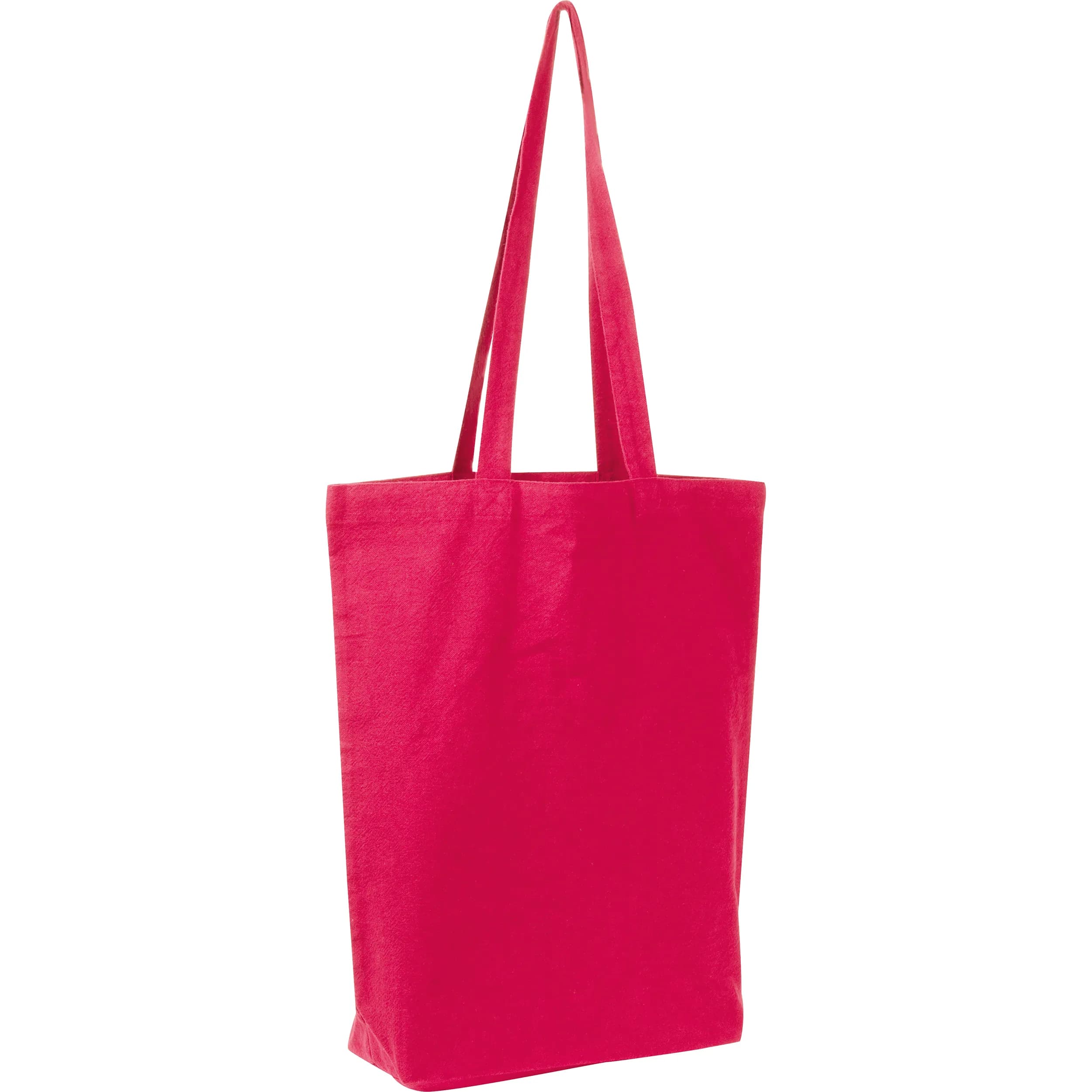 Fairtrade Baumwolltasche mit Bodenfalte PIOTR - rot