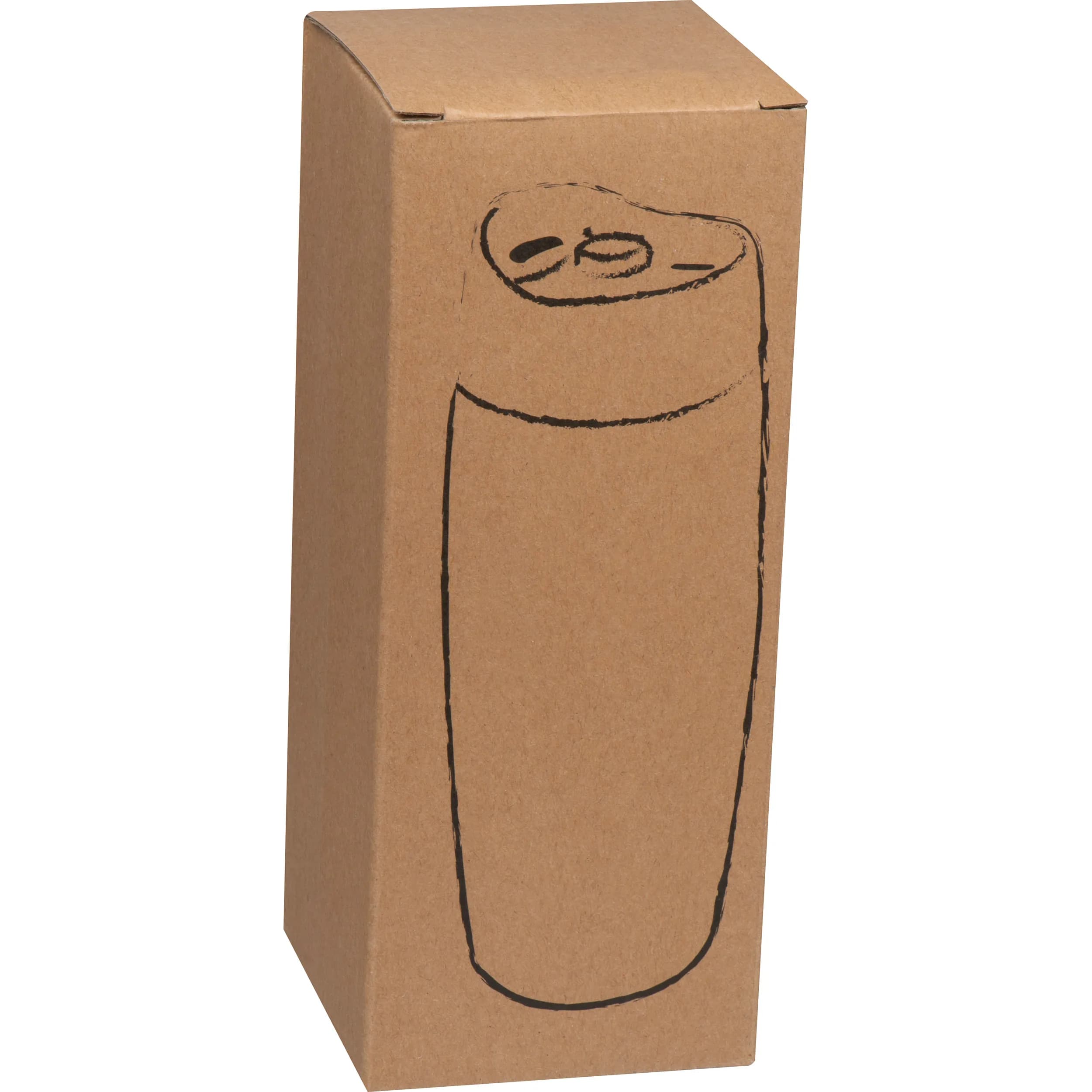 Isolierbecher aus Edelstahl, 400ml DEBRA - schwarz