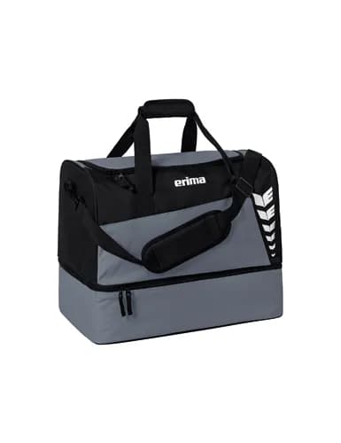 SIX WINGS Sporttasche mit Bodenfach - slate grey/schwarz