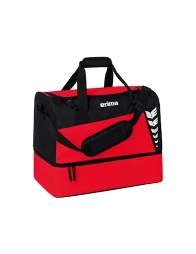 SIX WINGS Sporttasche mit Bodenfach - rot/schwarz