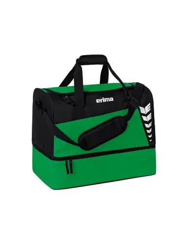 SIX WINGS Sporttasche mit Bodenfach - smaragd/schwarz