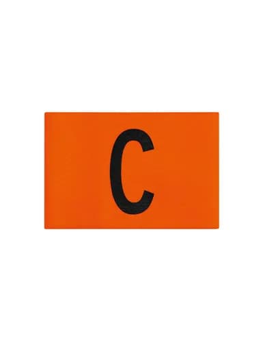 Captain Armband with velcro - neon orange