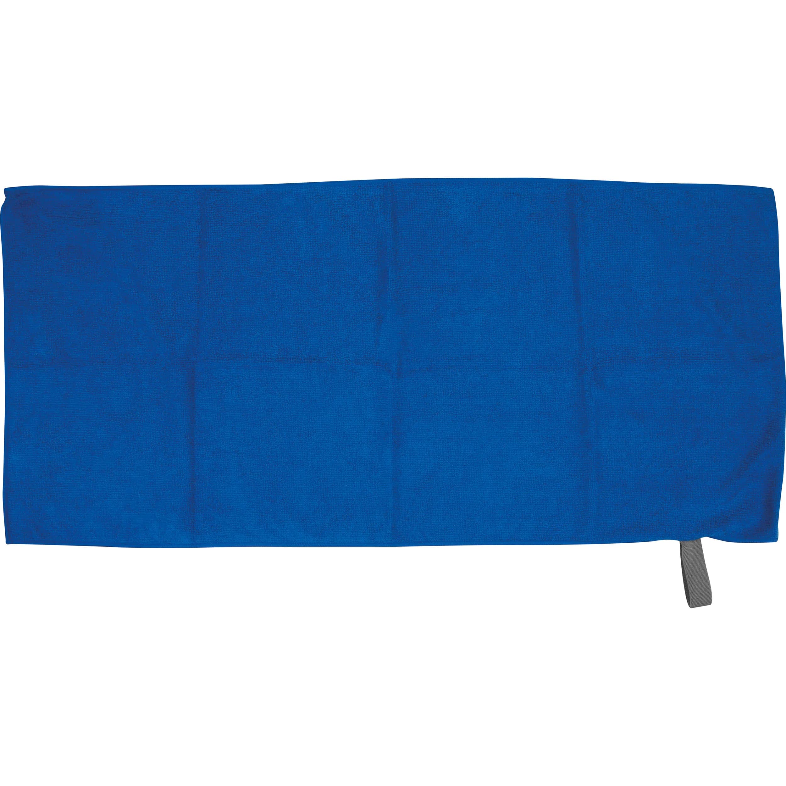 Mikrofaser Handtuch mit Gummiband HUGH - blau