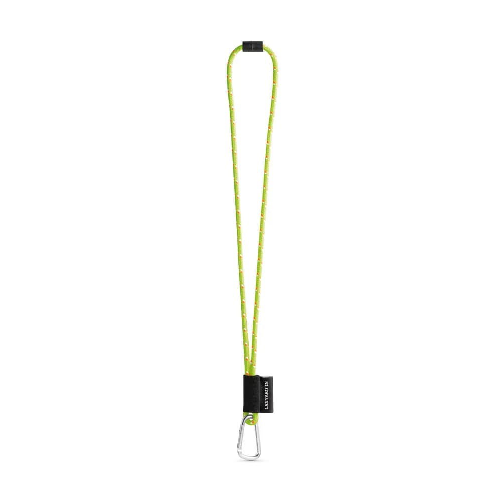 SET Lanyard NAUTIC Long (Ø 7 mm) mit 55 mm D-förmigem Karabiner und Ø 7 mm Sicherheitsverschluss - 75091 - Gelb Hexachrome
