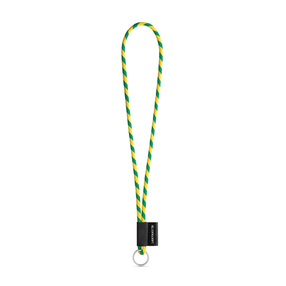 SET Lanyard TUBE Lang (Ø 7 mm) mit Ring Ø 32 mm - Gelb