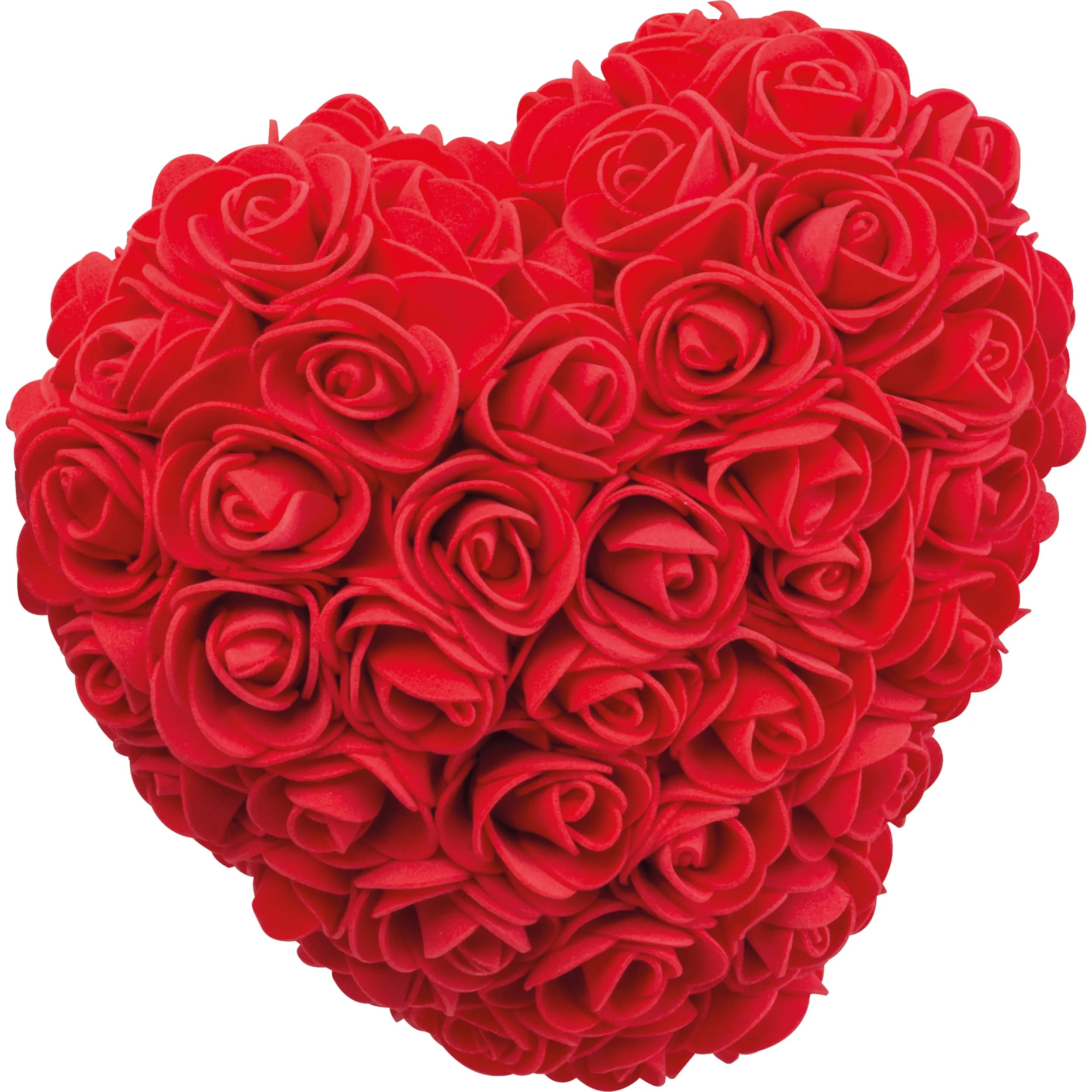 Kunstrosen in Herzform JANICE - rot