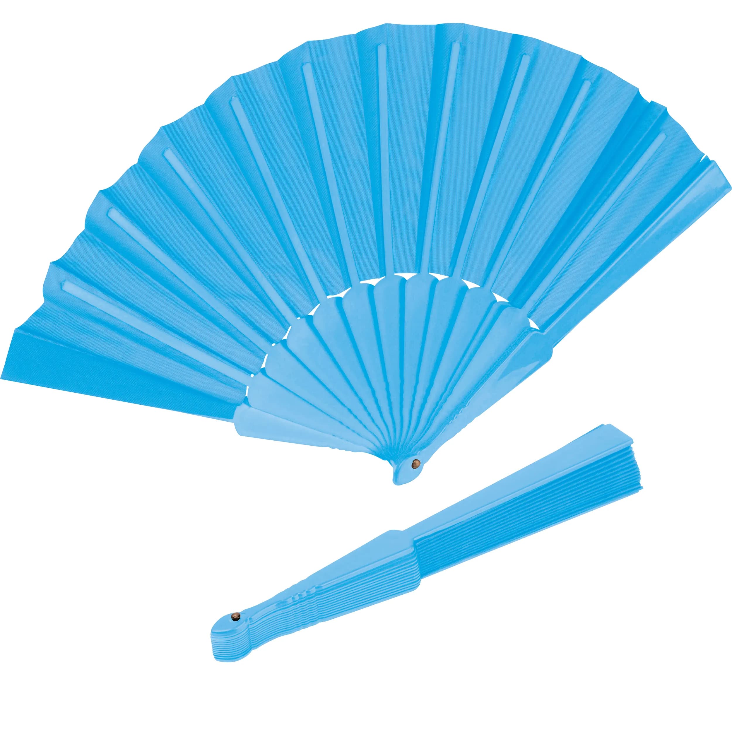 Fächer SALOMEA - hellblau