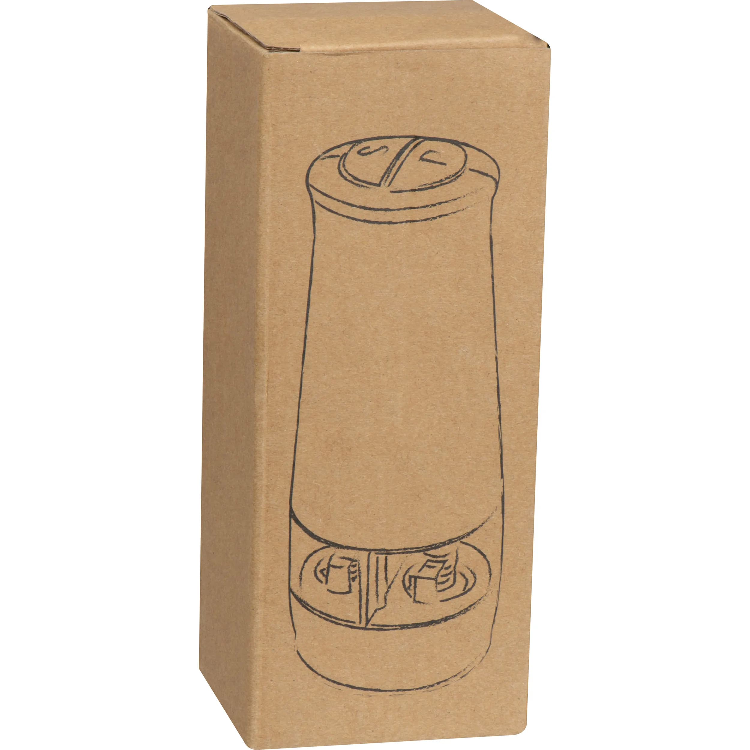 Elektrische Salz- und Pfeffermühle aus Edelstahl OCTAVIO - schwarz