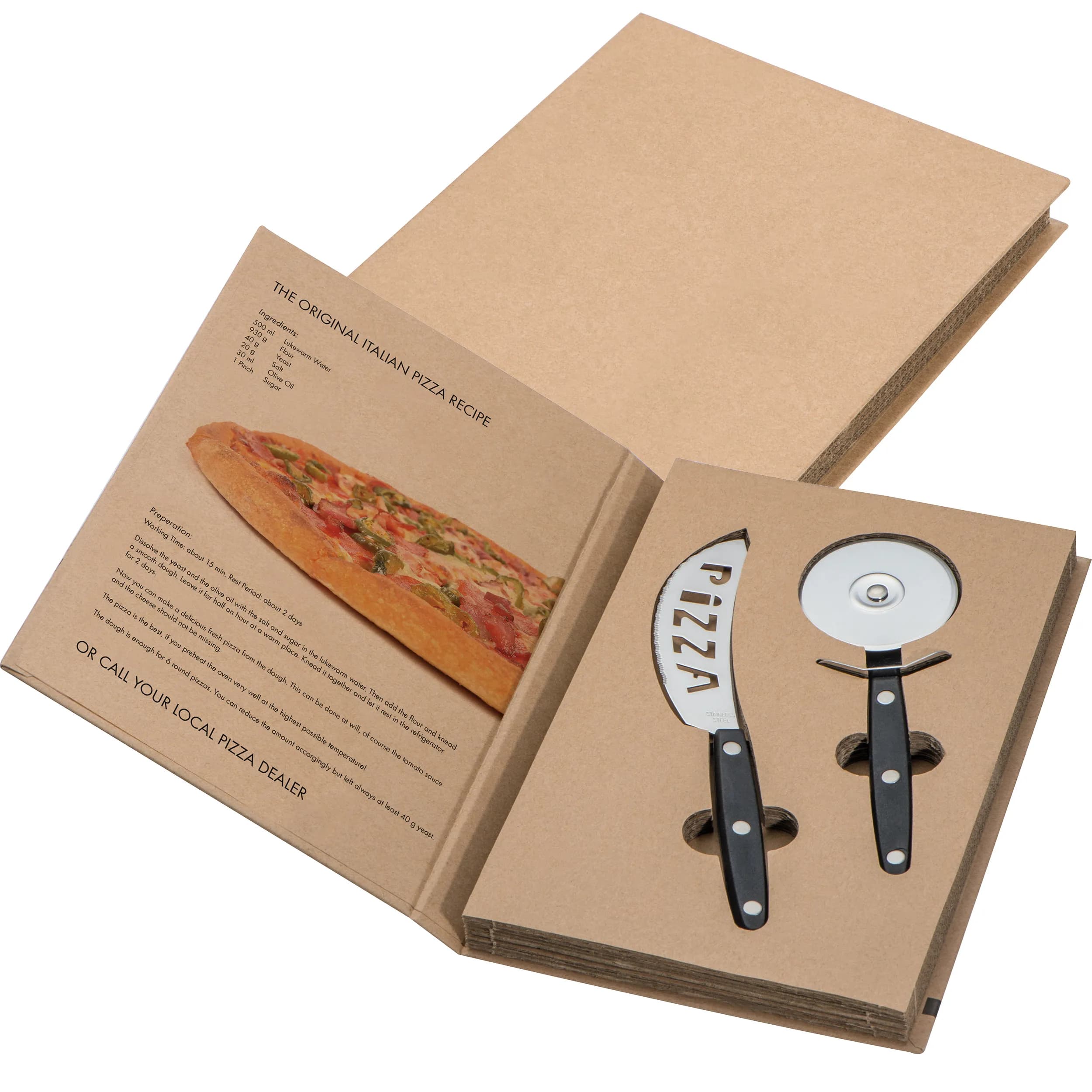 2 teiliges Pizza Set FELICIA - schwarz
