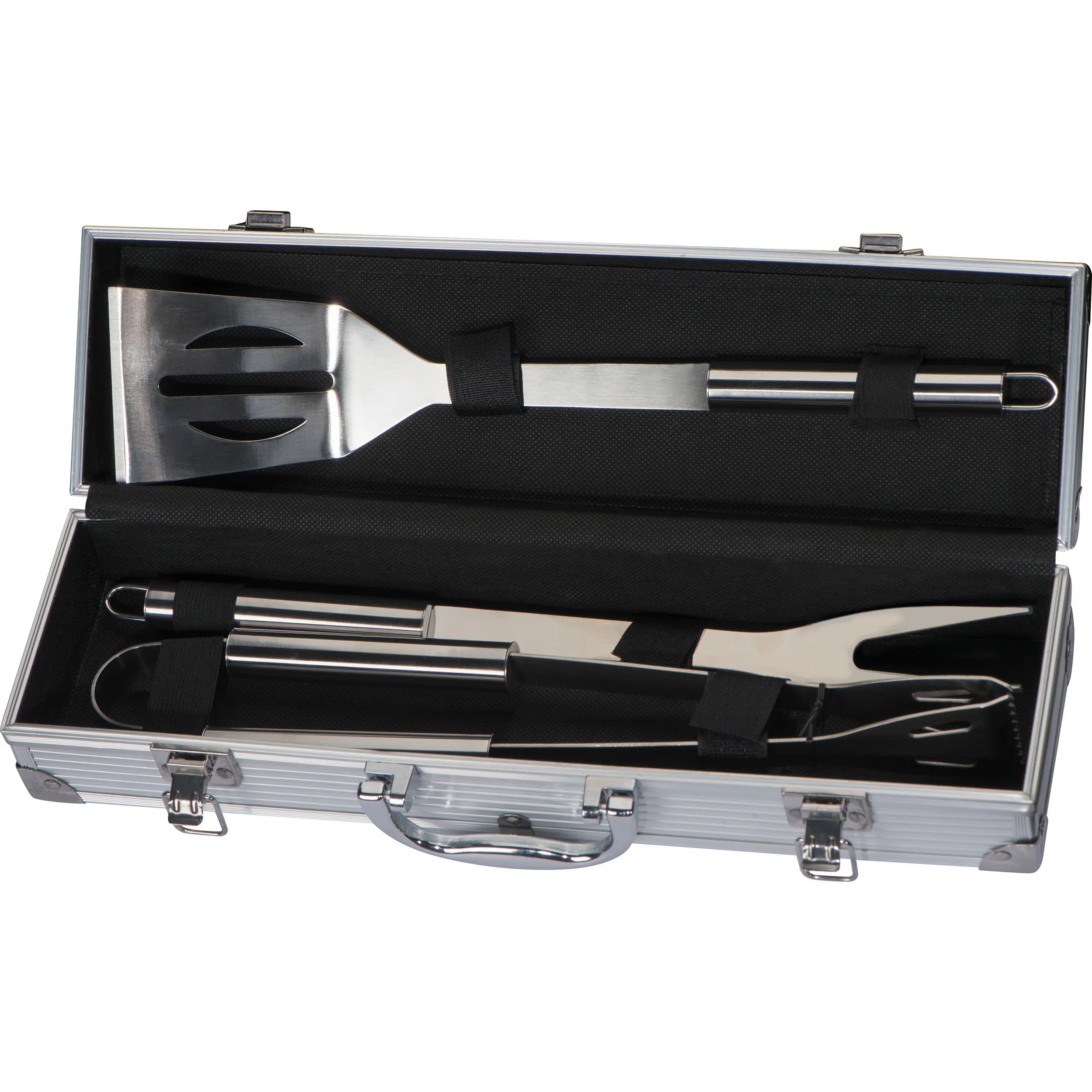 Grillkoffer aus Metall GAVIN - grau