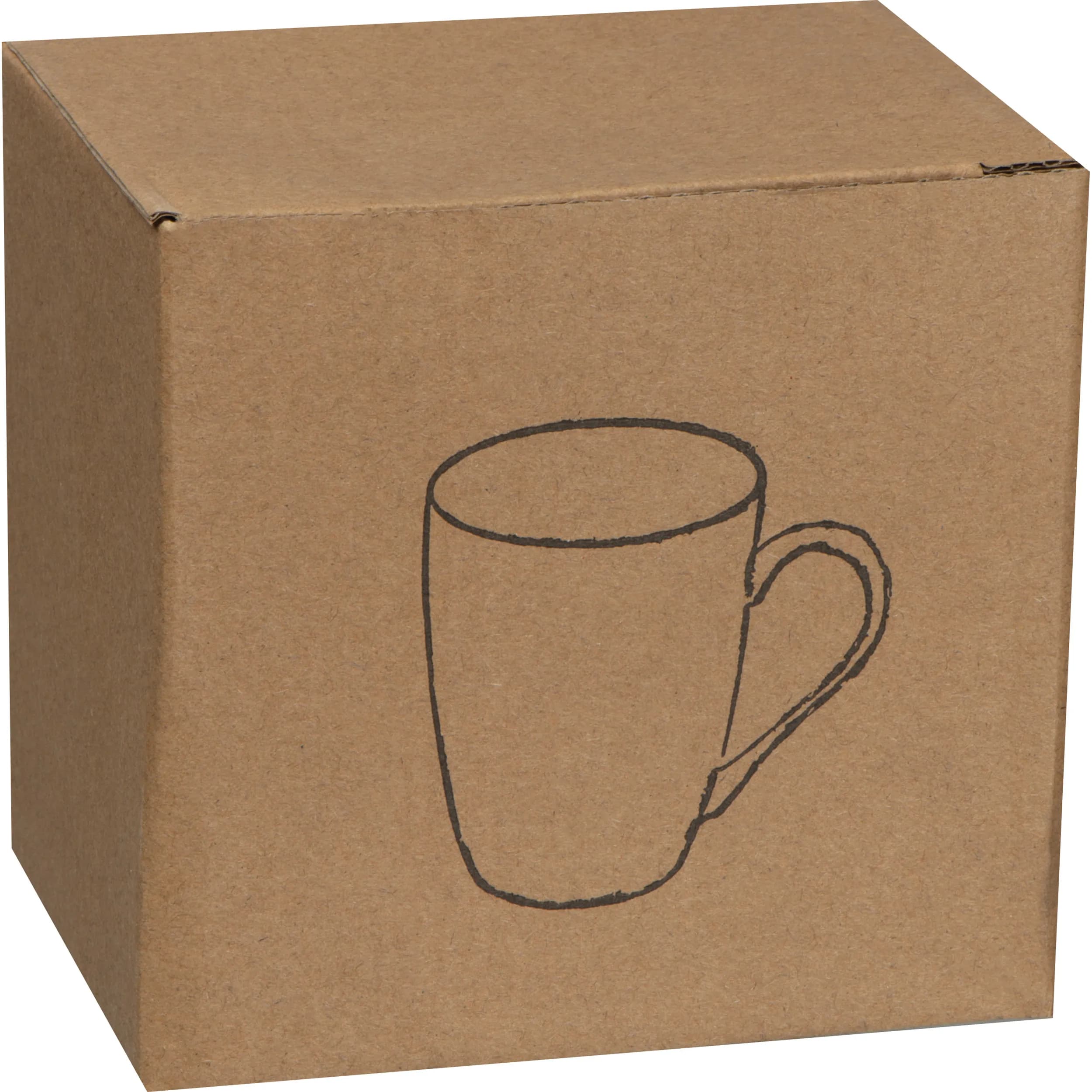 Tasse aus Porzellan, außen gummiert, 300ml JUDYTA - schwarz