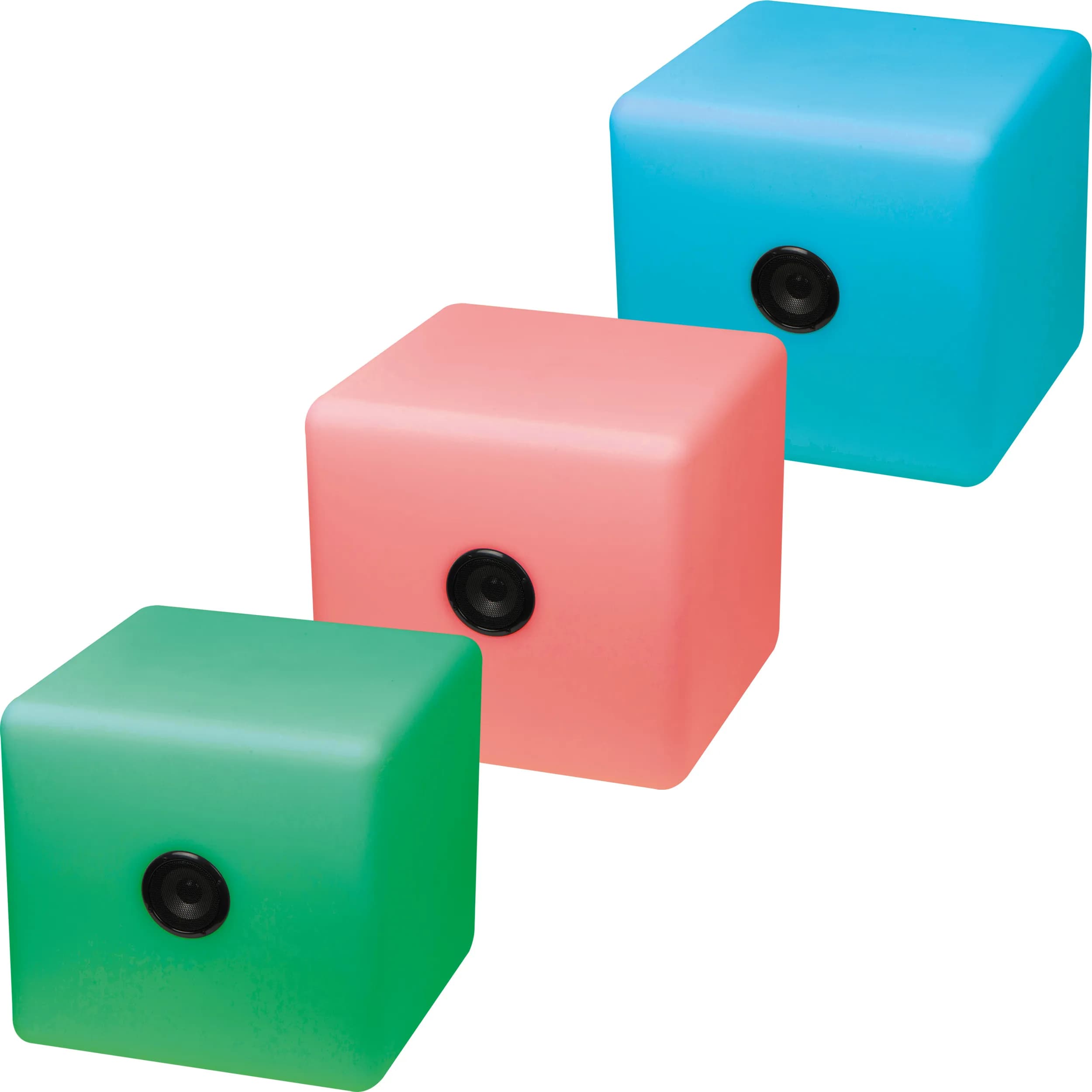 Farbwechselnder LED-Lautsprecher XXL DONATO - weiss