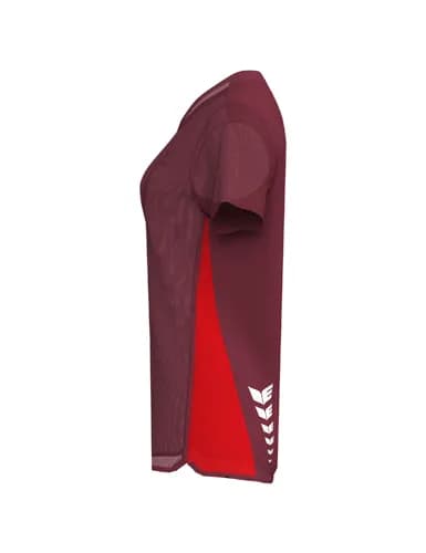 T&F WINGS T-Shirt function - Damen - bordeaux/rot