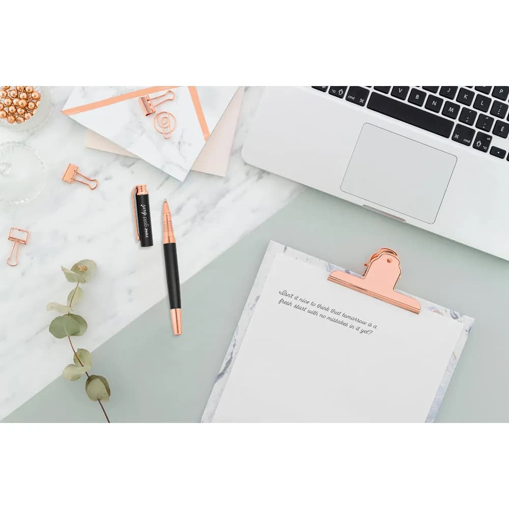 Tintenroller aus Metall - BLAZON - Schwarz