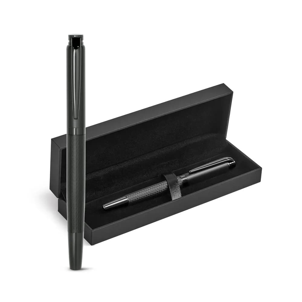 Tintenroller aus Metall - BLAZON - Schwarz