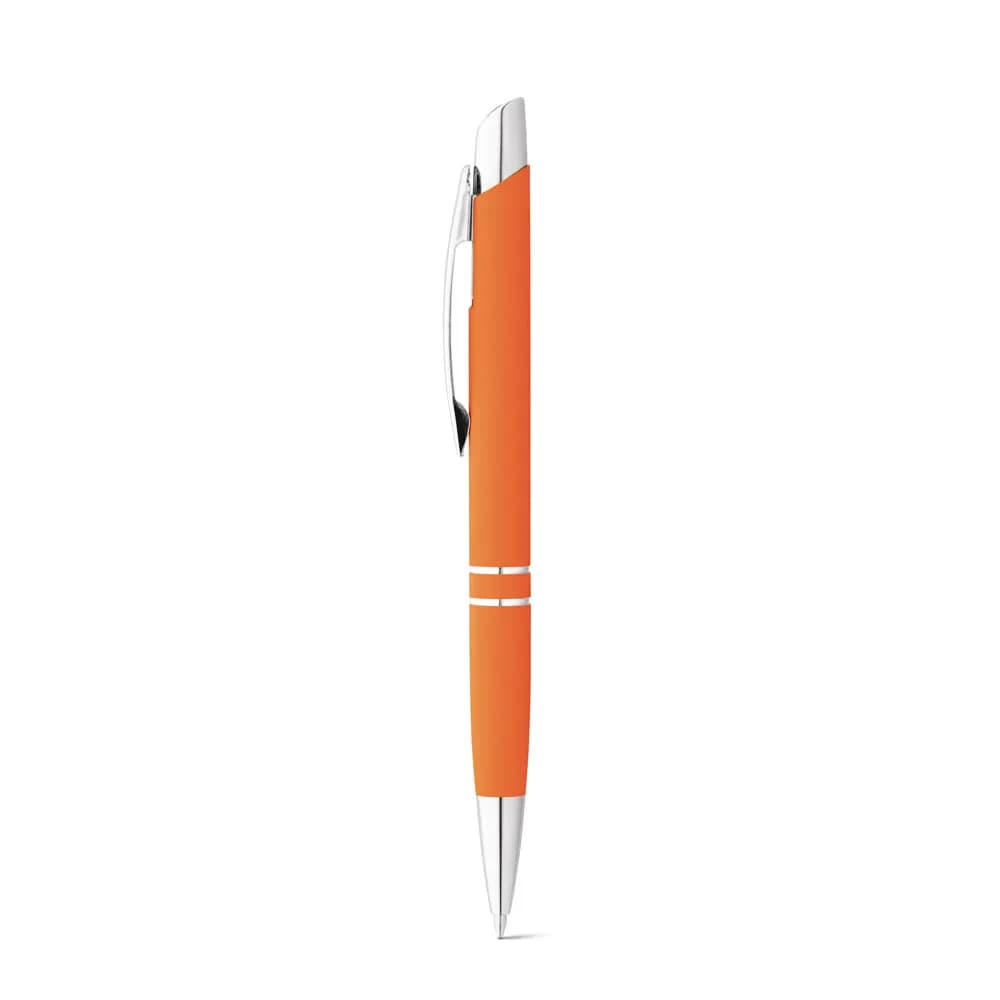 Aluminium-Kugelschreiber mit Clip - MARIETA SOFT - Orange