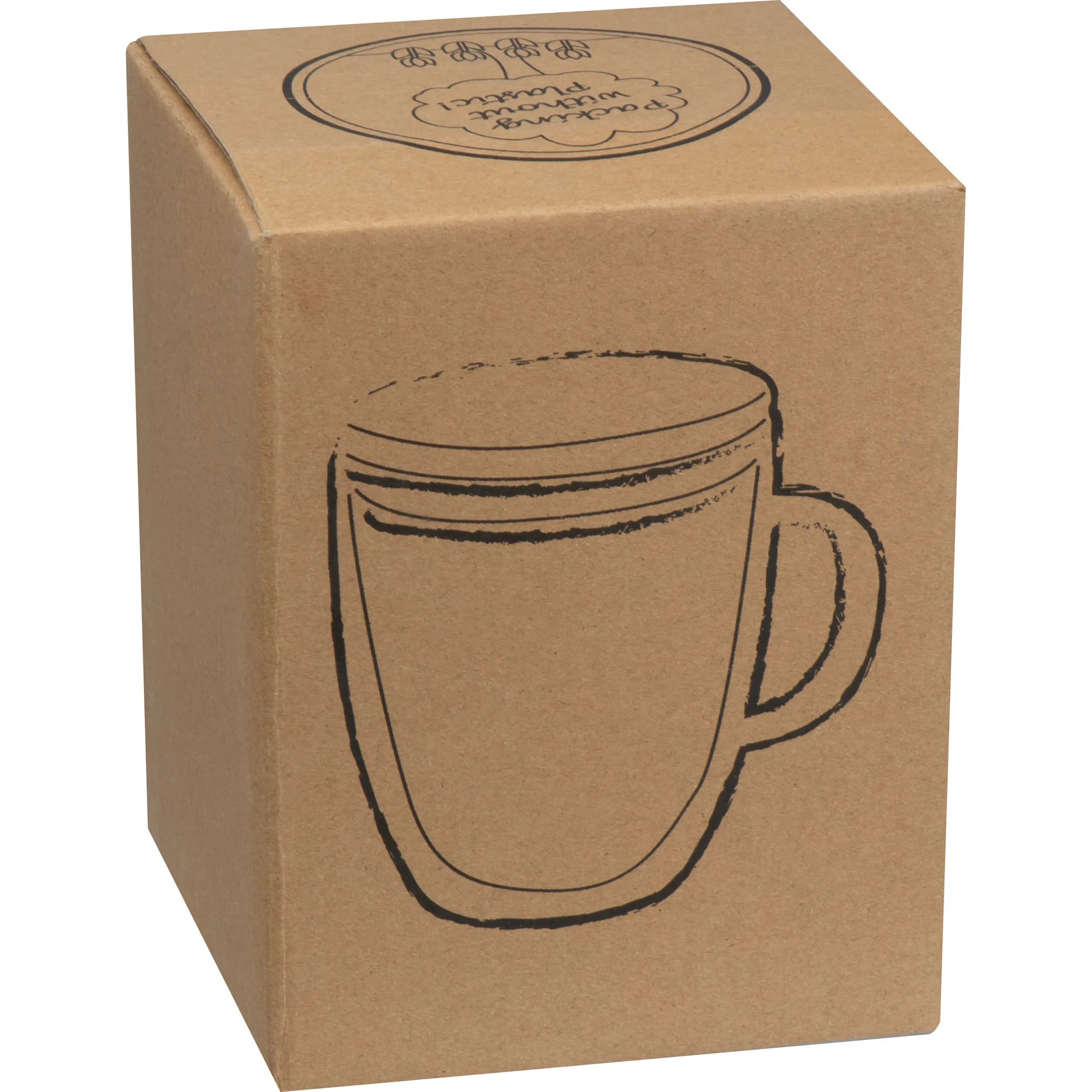 Doppelwandige Glastasse CECIL - transparent