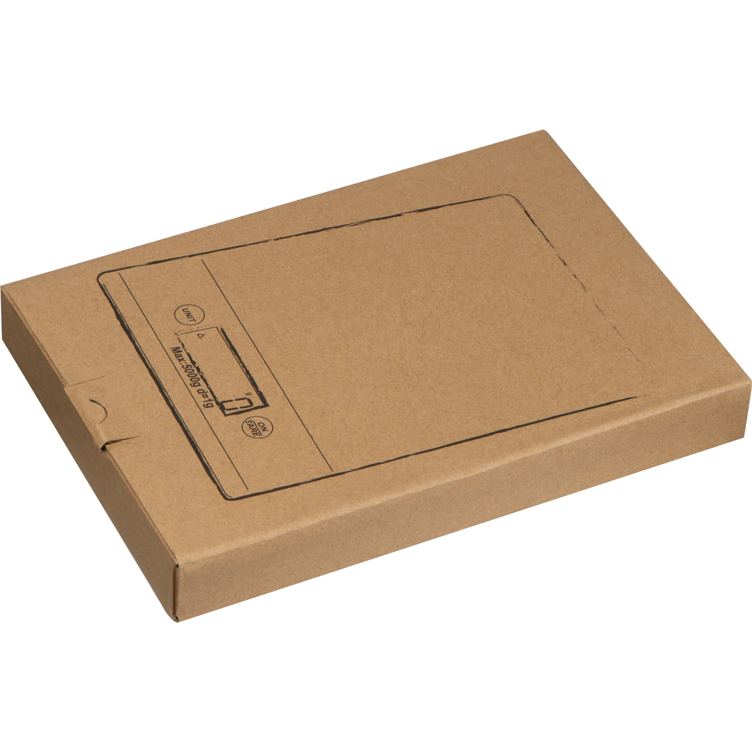 Küchenwaage aus Bambus mit schwarzem Display JANA - beige