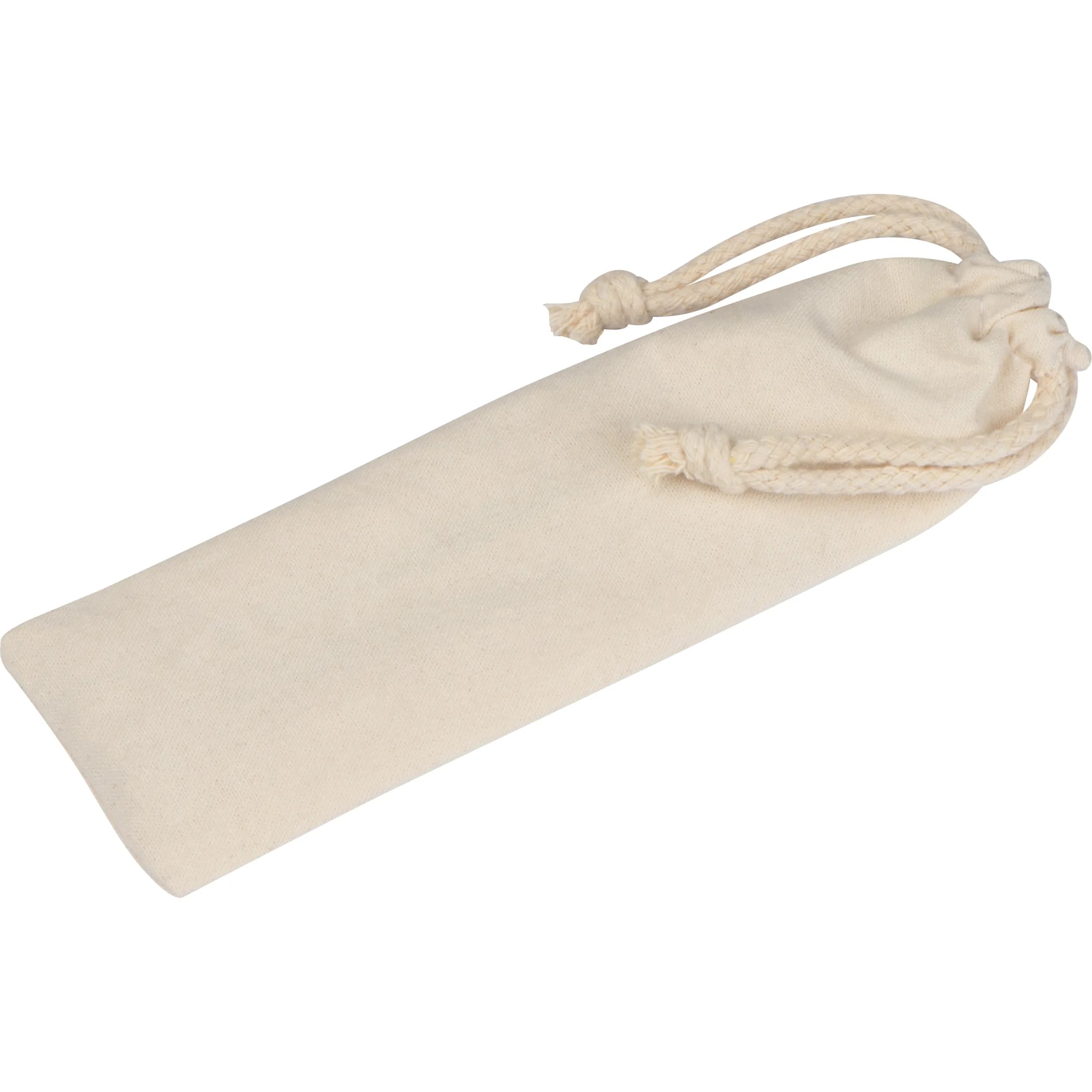 Bambus Besteck im Baumwolletui GREGOR - beige