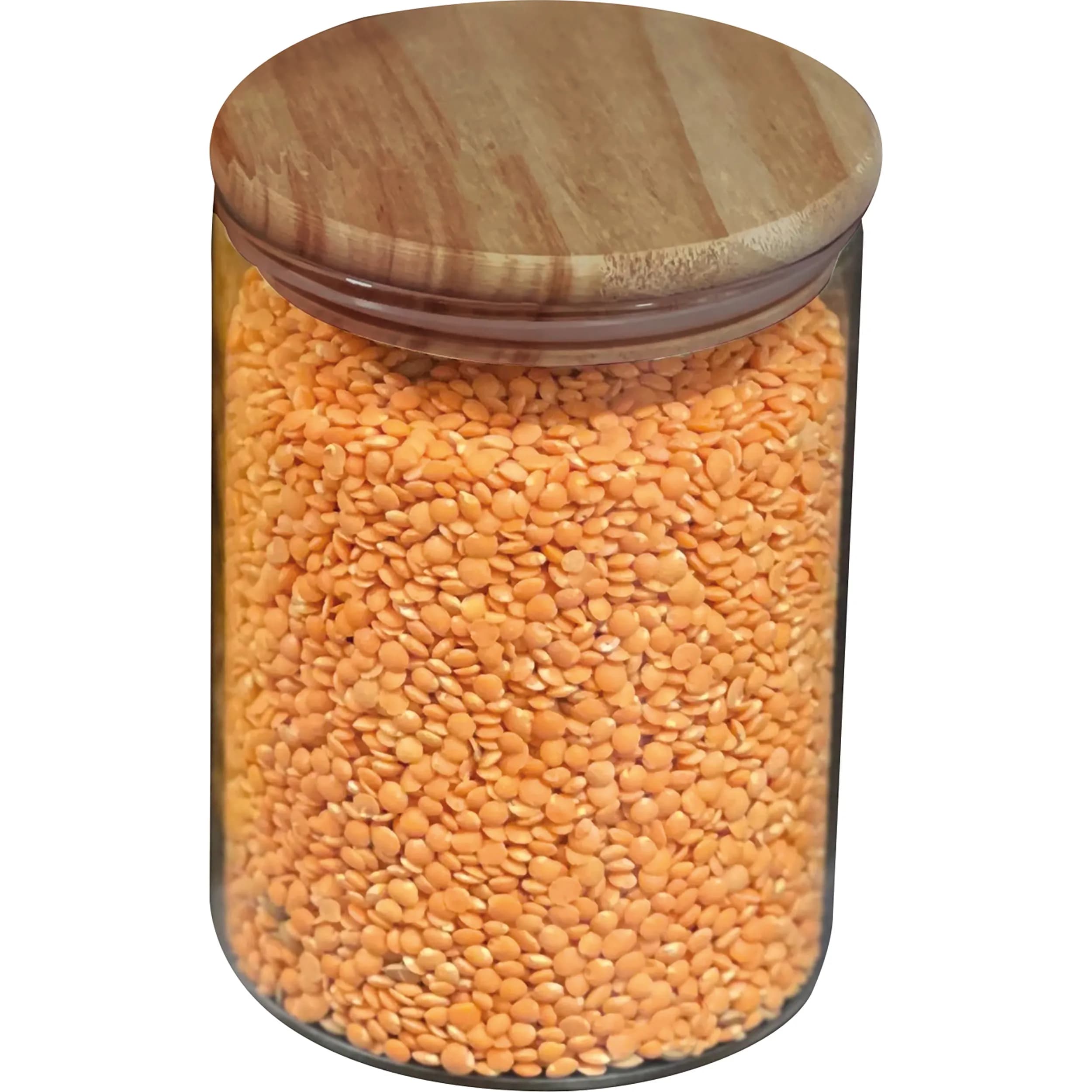 Dose aus Borosilikatglas mit Bambusdeckel, 700ml TYMON - transparent