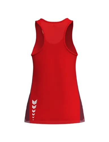 T&F WINGS Singlet - Damen - rot/bordeaux