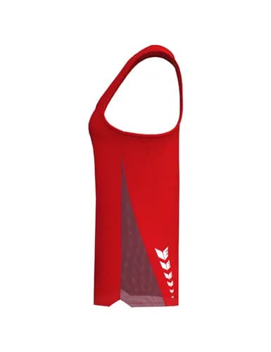 T&F WINGS Singlet - Damen - rot/bordeaux