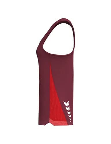 T&F WINGS Singlet - Damen - bordeaux/rot