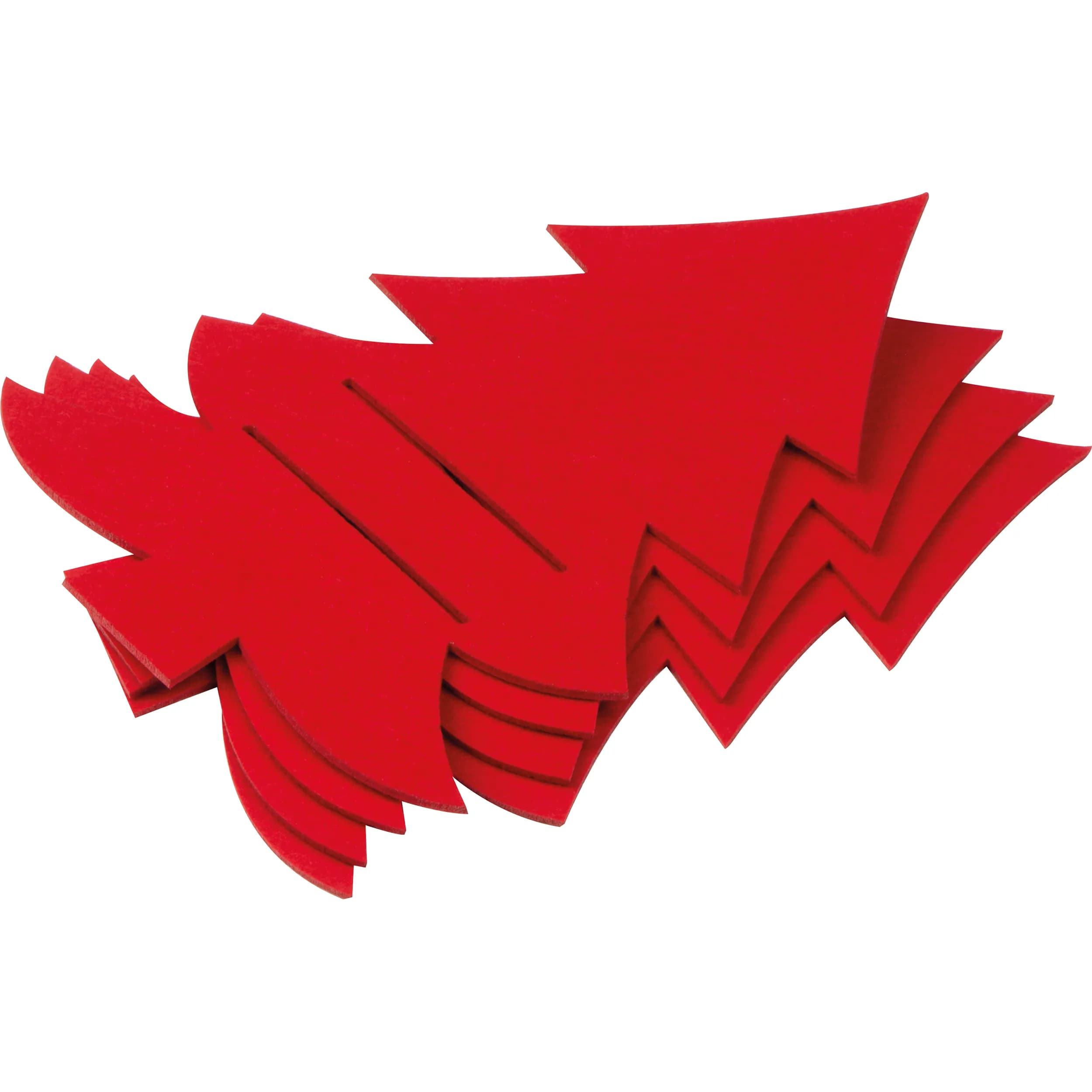 Bestecktasche in Christbaumoptik LOREDANA - rot