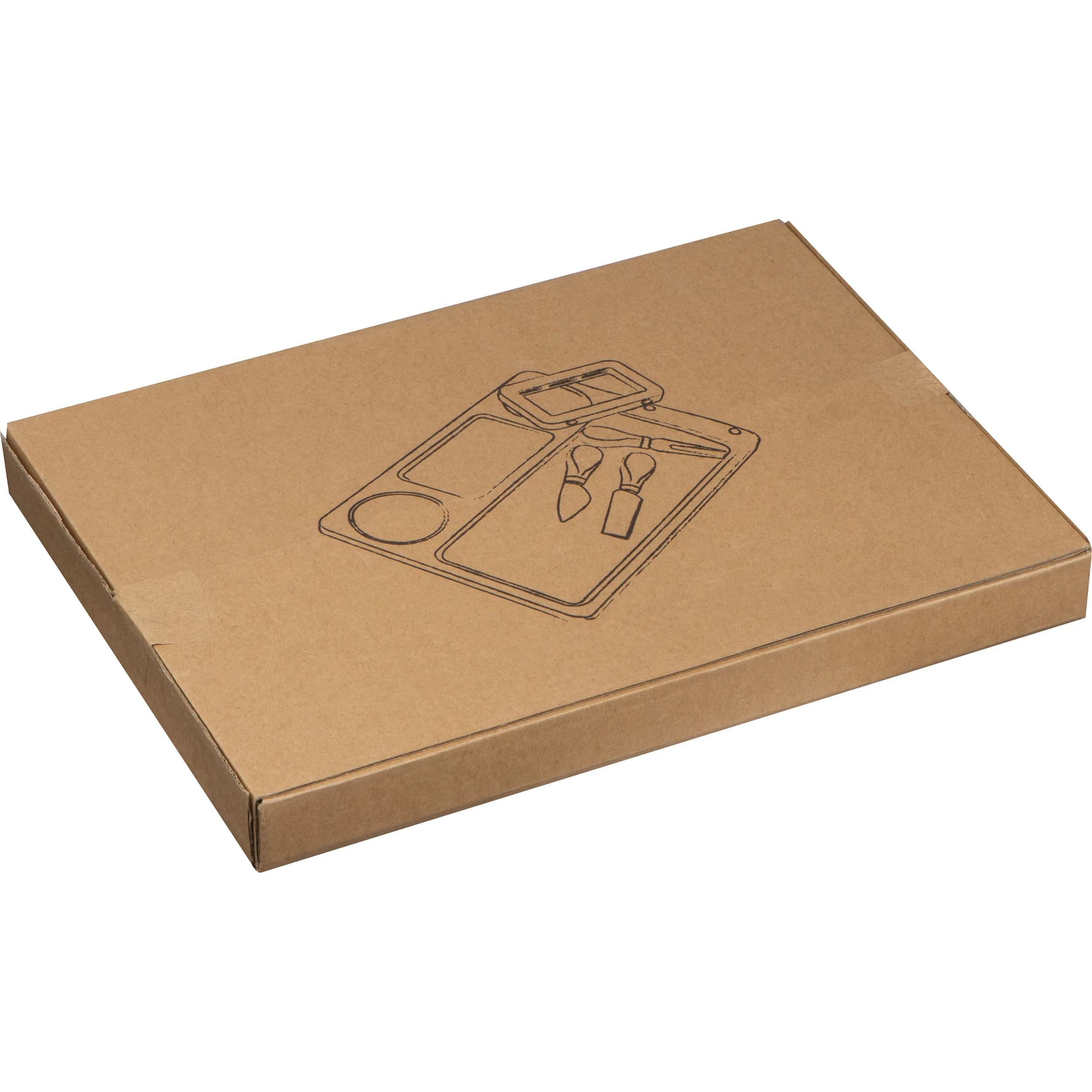 Käseset aus Bambus FORTUNATO - beige