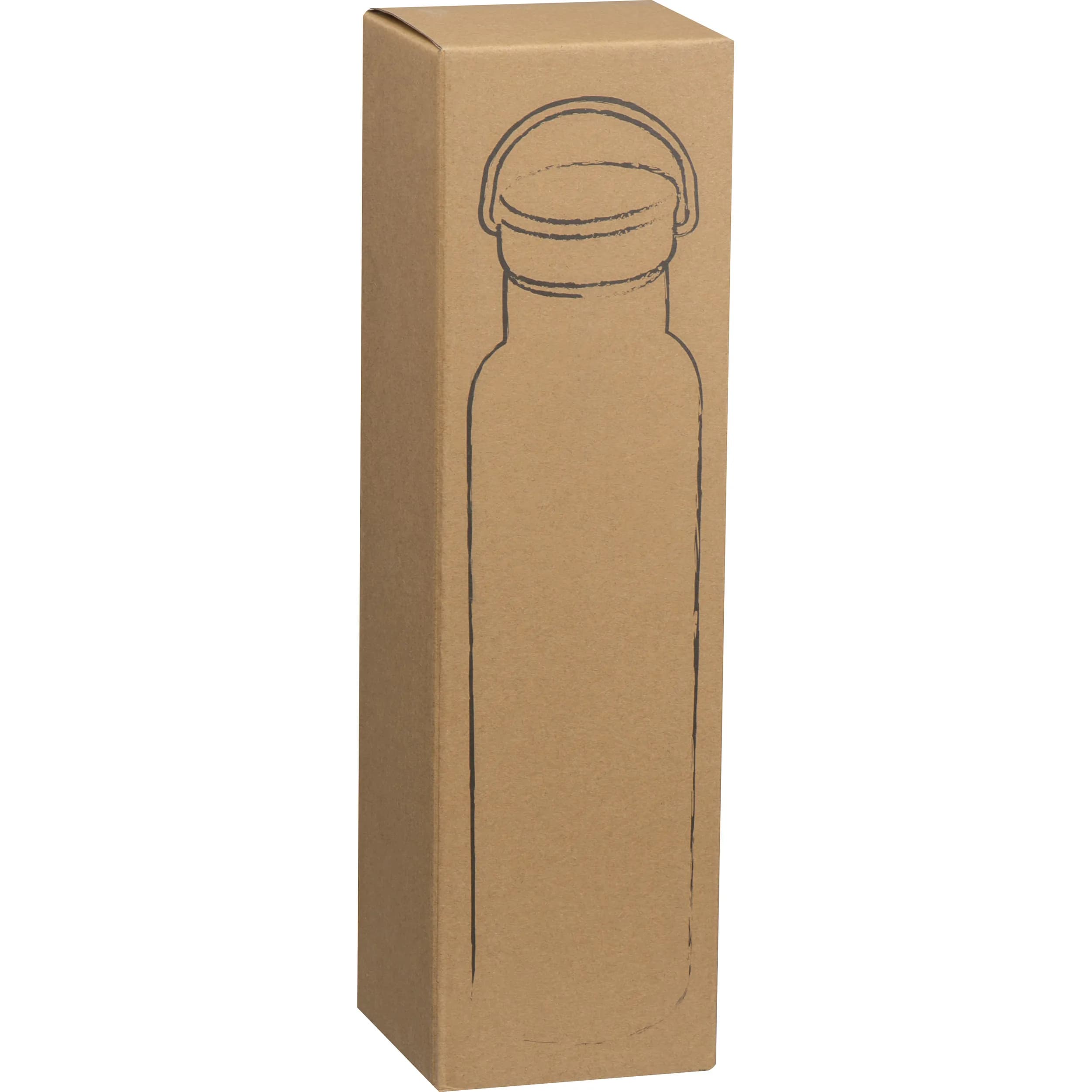 Vakuum Isolierflasche aus Edelstahl, 1.000ml JEROME - grau