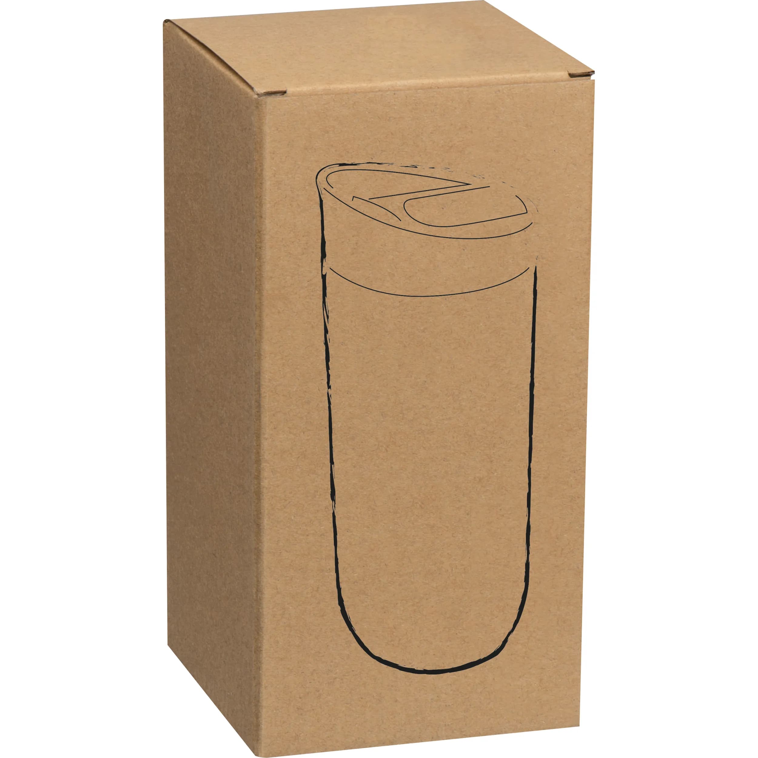 Vakuum Edelstahlbecher mit Push-Button Verschluss TIZIANO - grau