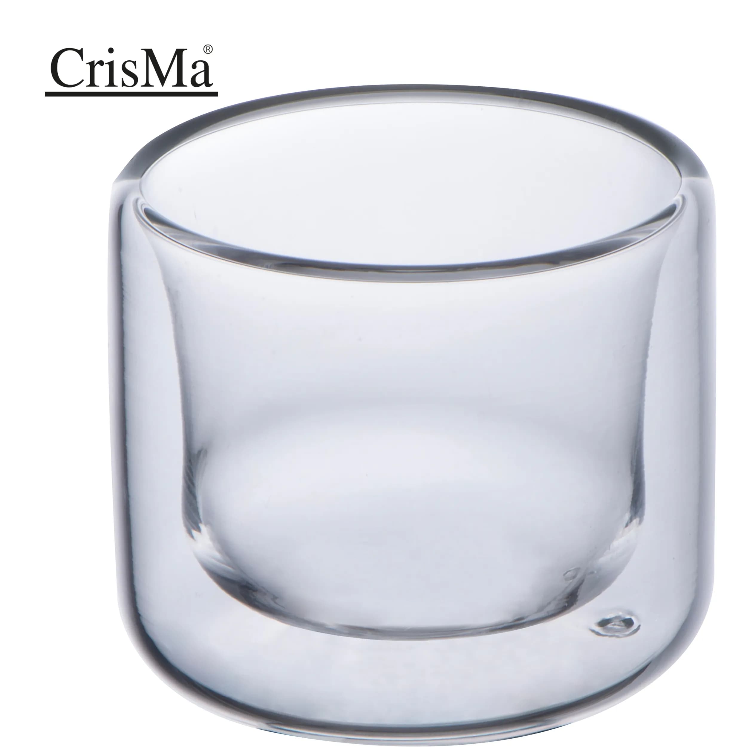 CrisMa Doppelwandige Espressotasse 50ml ALEKSANDER - transparent
