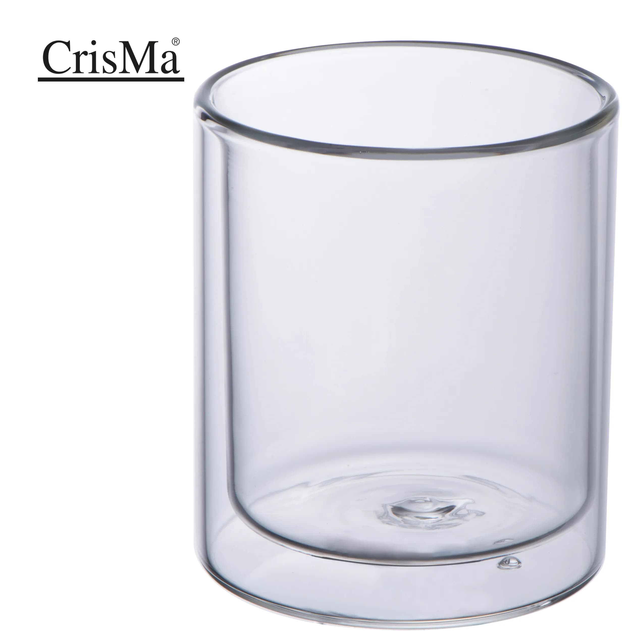 CrisMa Doppelwandige Cappuccinotasse 200ml EMILIAN - transparent