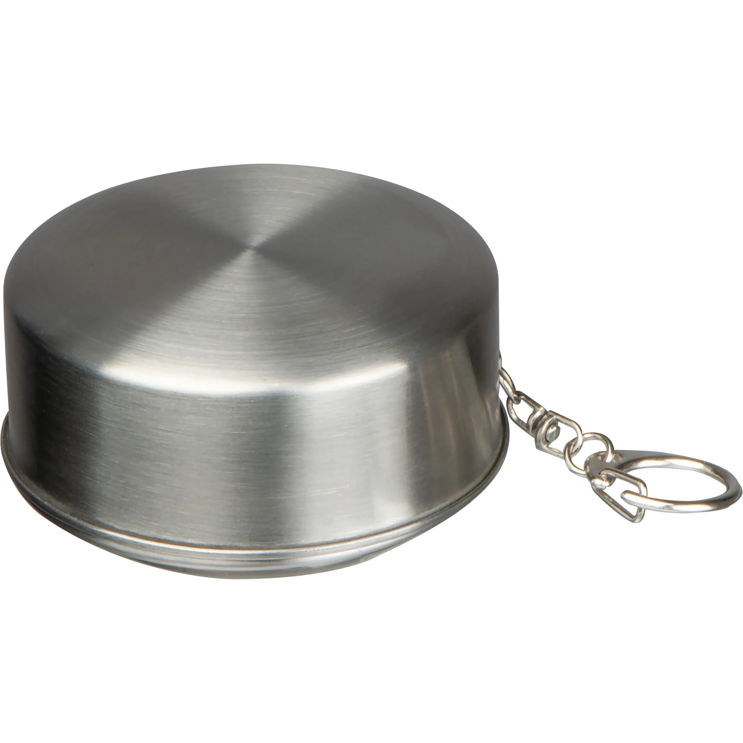 Faltbarer Edelstahltrinkbecher HEATHER - grau