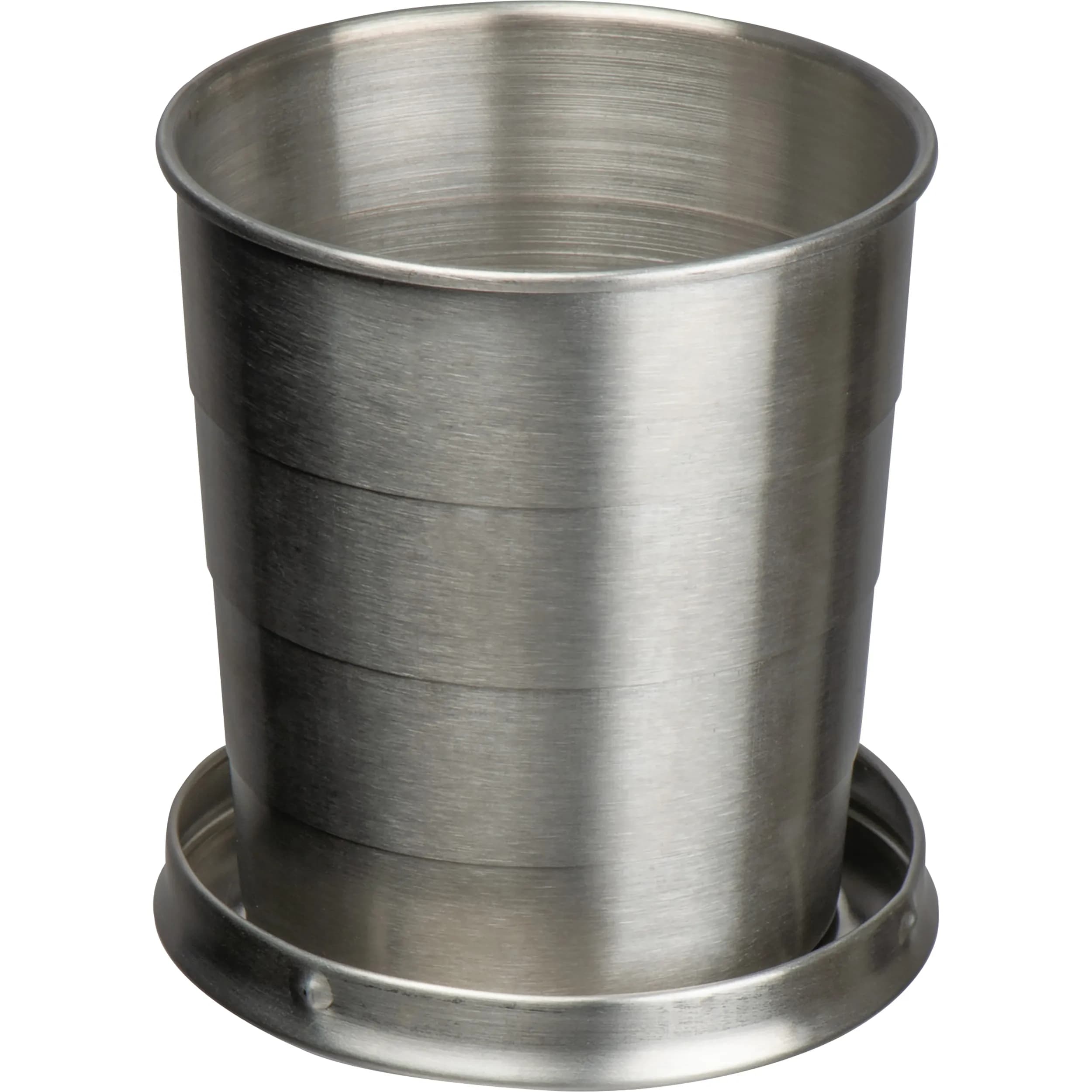 Faltbarer Edelstahltrinkbecher HEATHER - grau