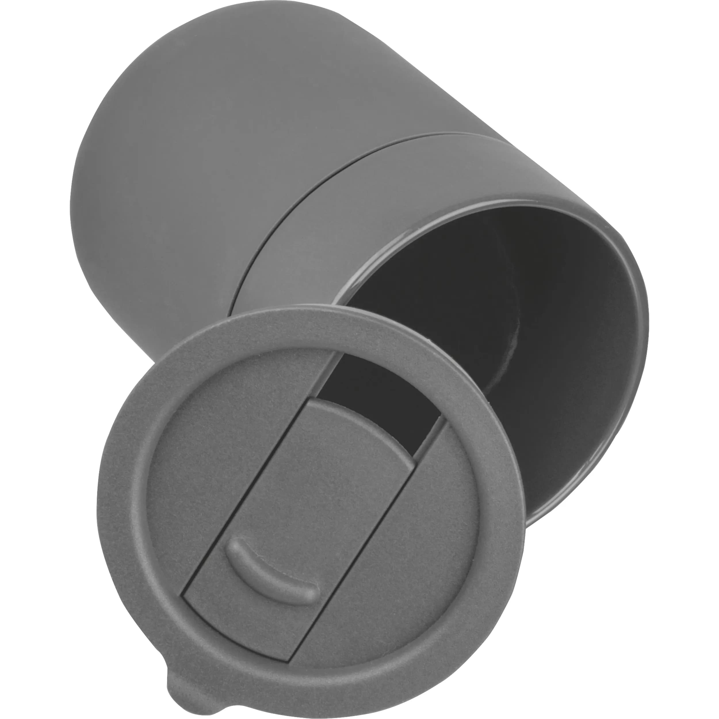 Keramiktrinkbecher mit Silikonhülle, 340ml  ALBERT - grau