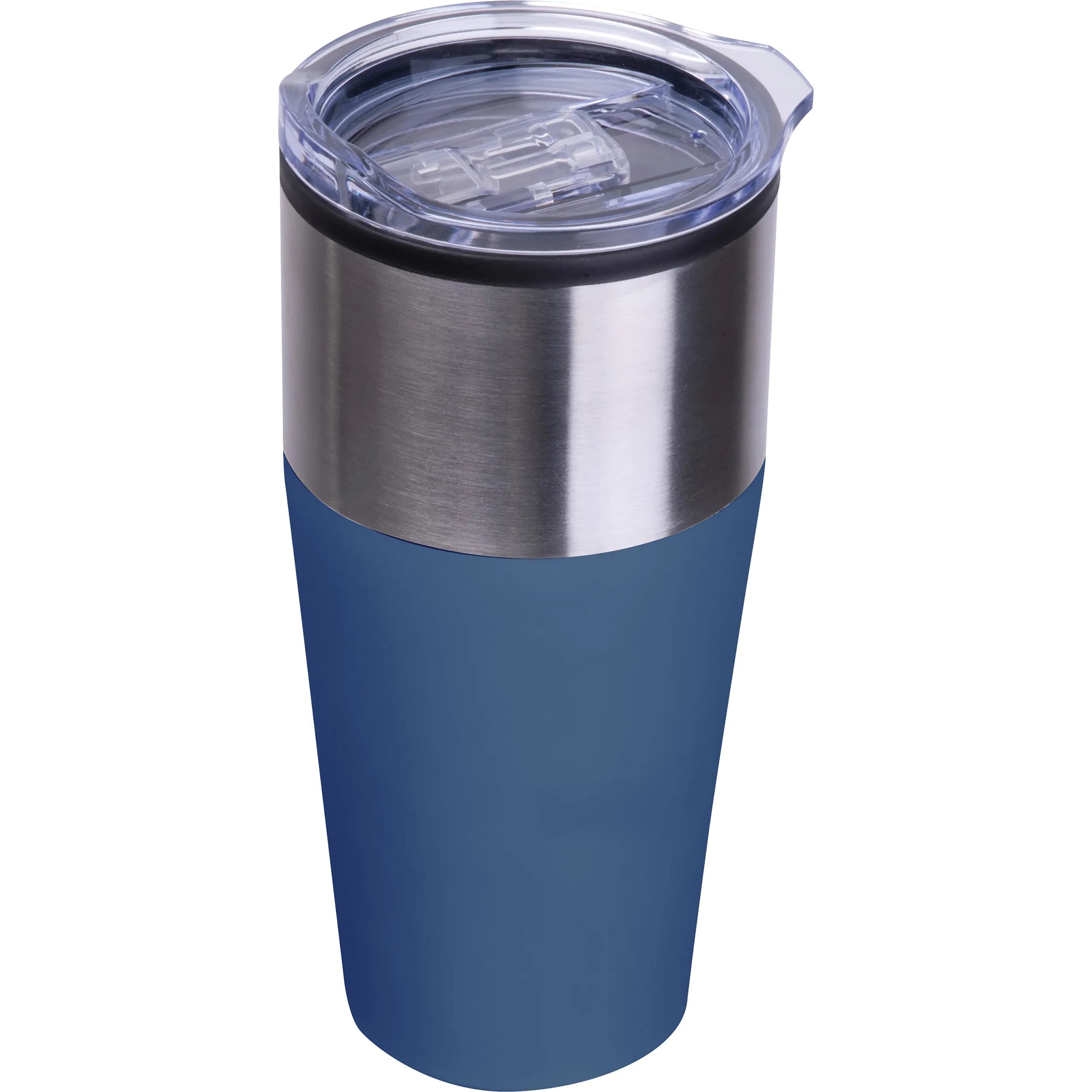 Doppelwandiger Trinkecher, 600ml JORDAN - dunkelblau