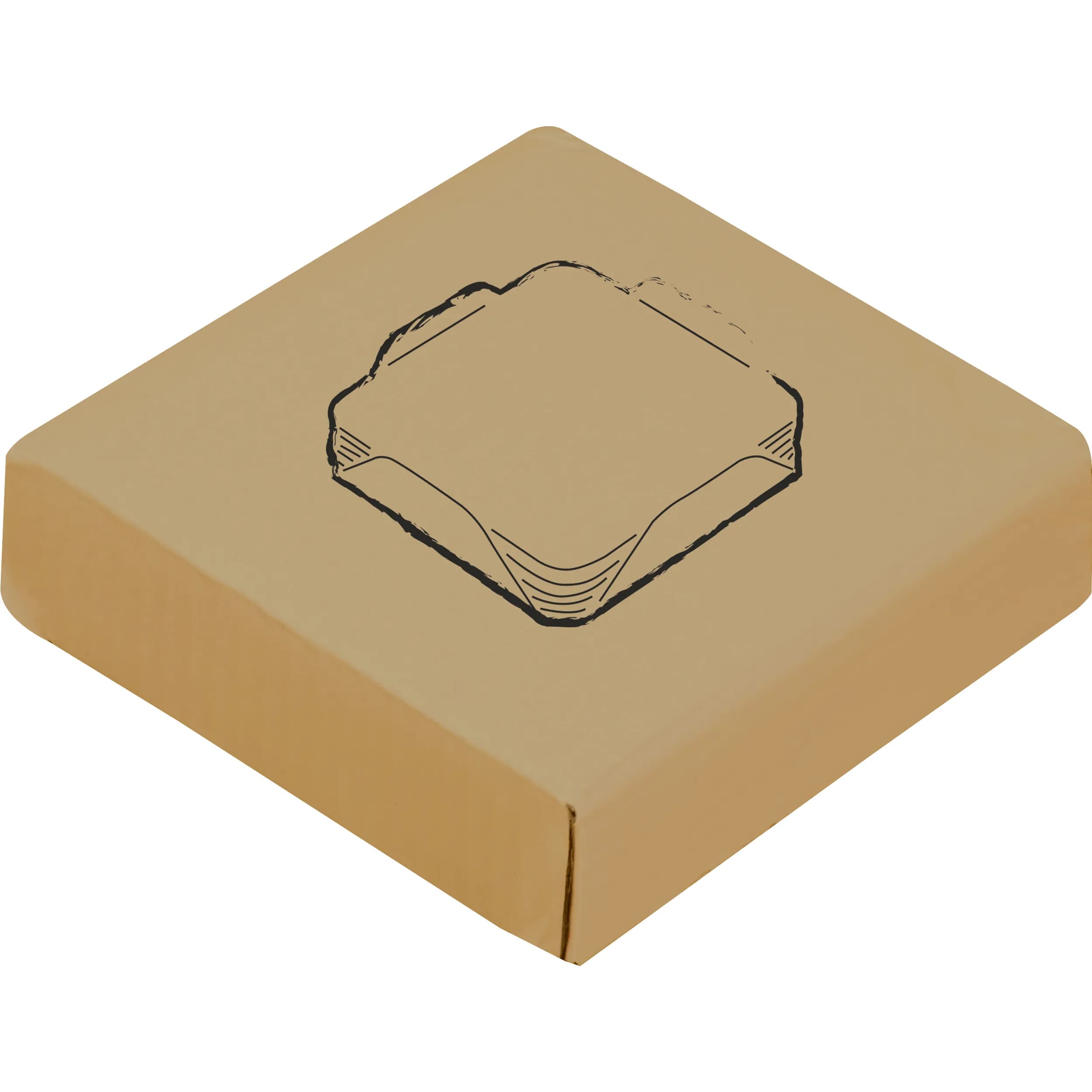 6-teiliges Untersetzer Set aus Edelstahl MATILDE - grau