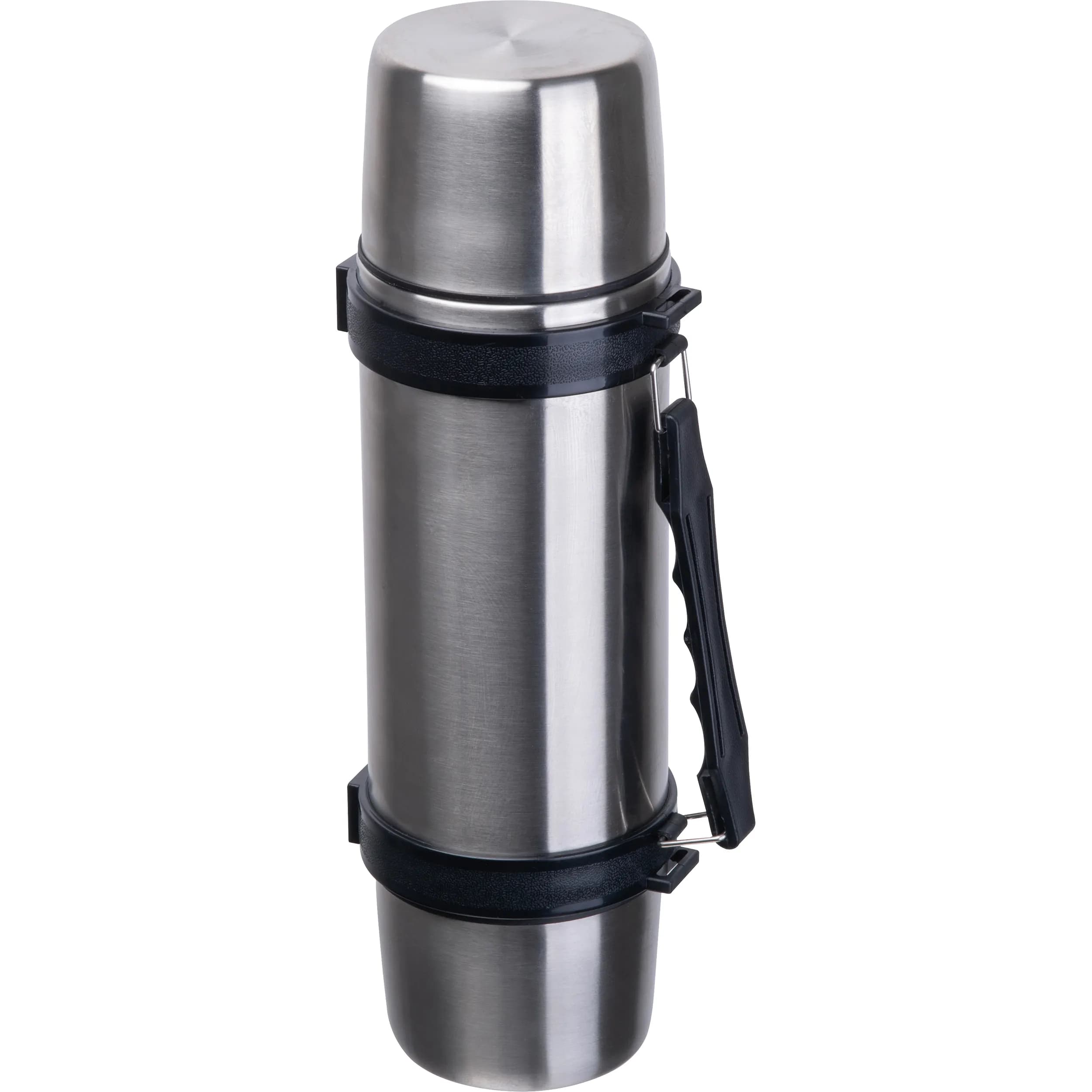 Vakuum Isolierkanne mit Bechern EMANUEL - grau