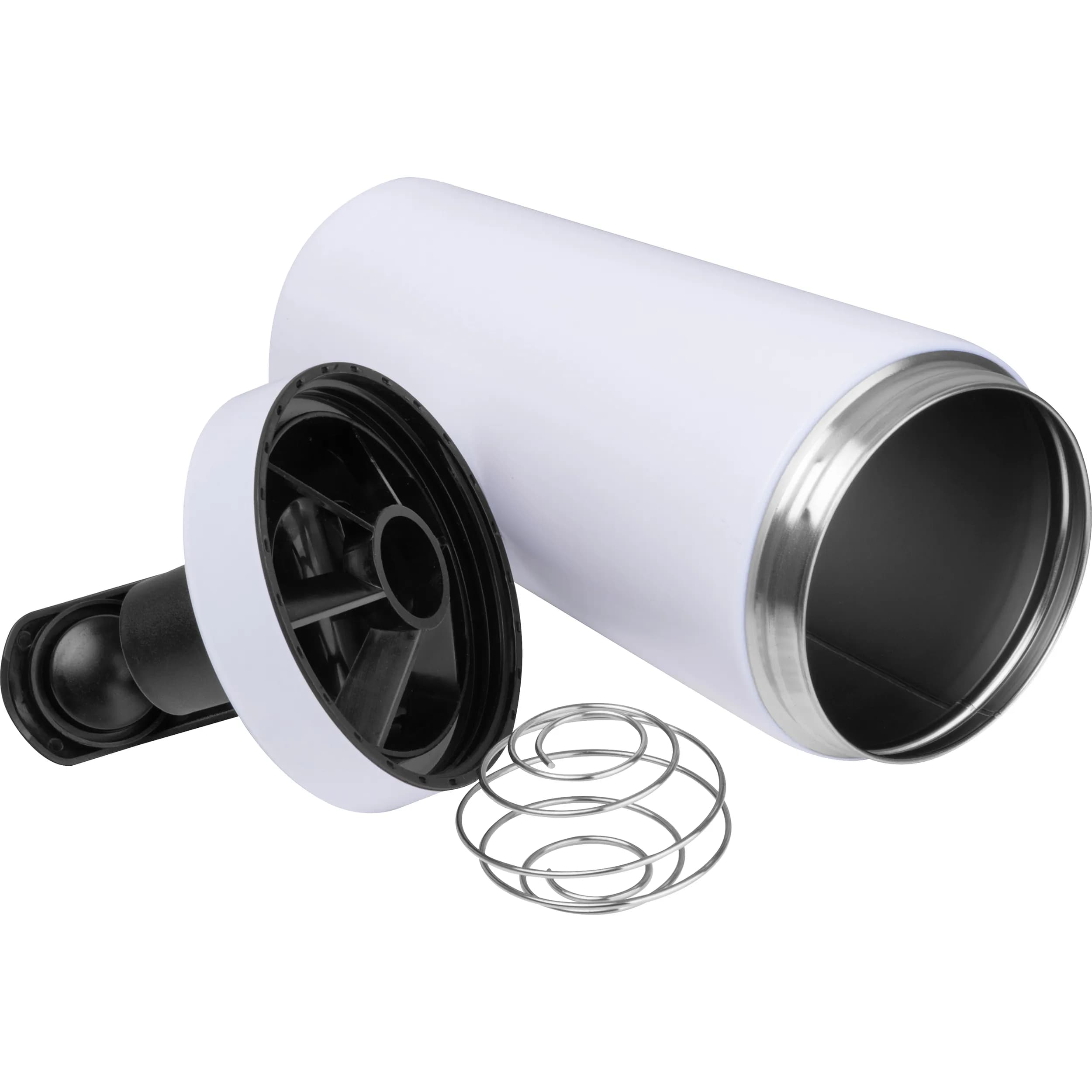 Proteinshaker aus Edelstahl LILY - weiss