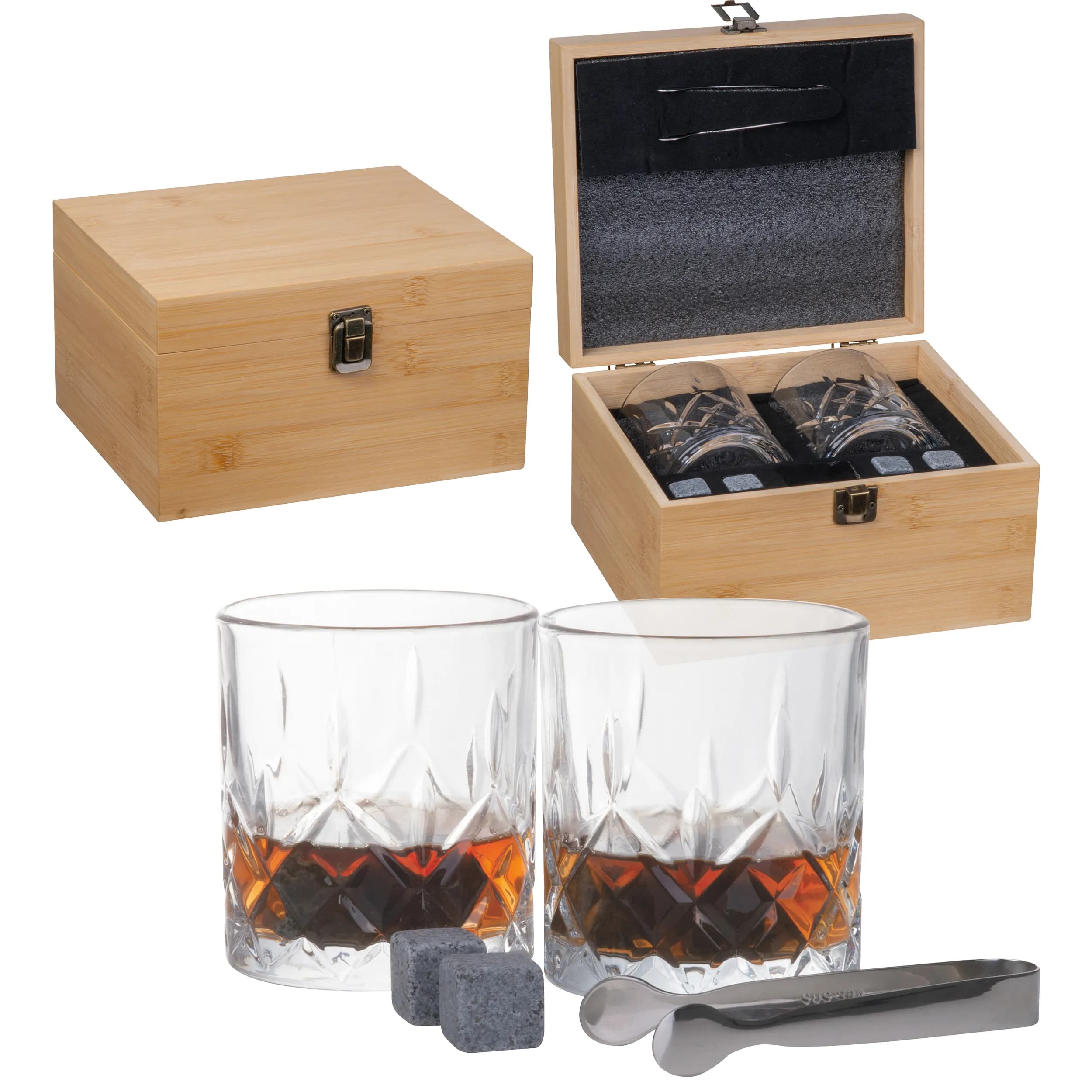 Whisky-Set NOEMI - beige